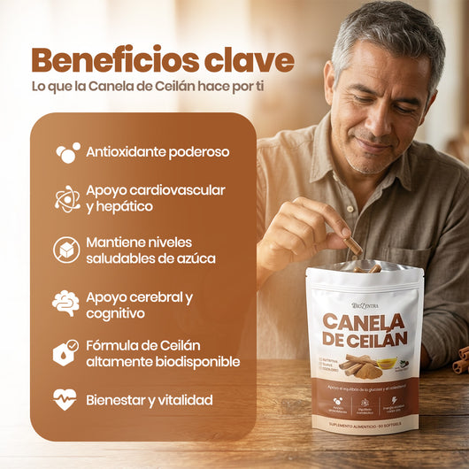 Biozentra - Canela de Ceylan 12:1 con Aceite MCT